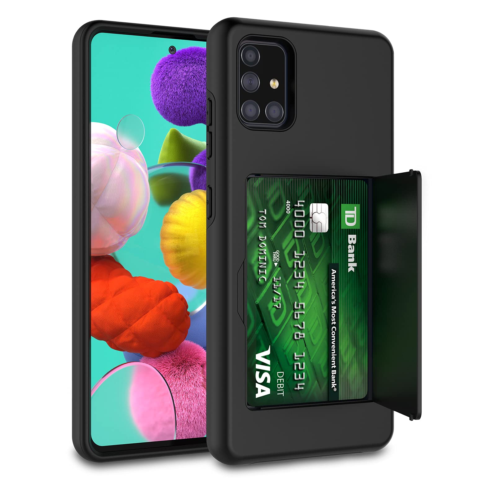 Amazon.com: Tiflook Case for Galaxy A51 5G, Dual Layer Hybrid